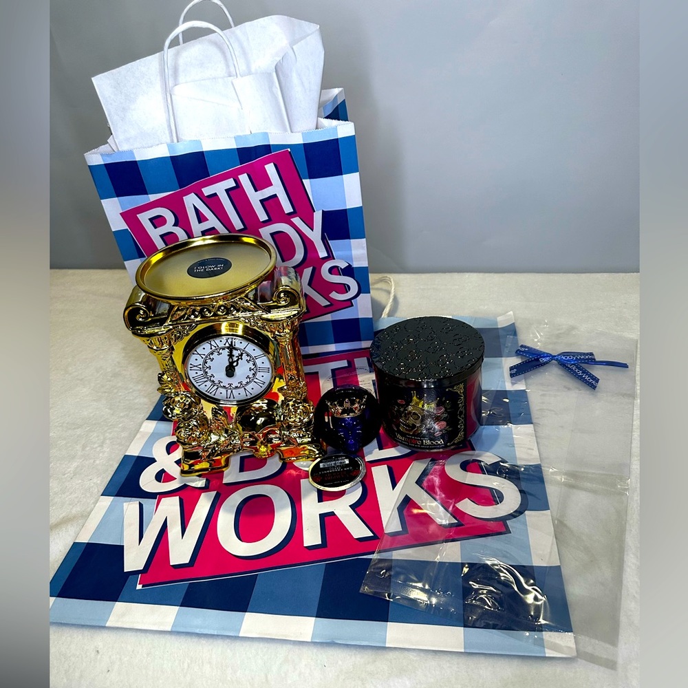 🆕4pc GLOW N THE DARK 🕯️CANDLE/CAR SET